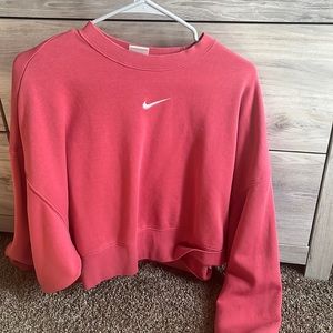 Nike red crewneck